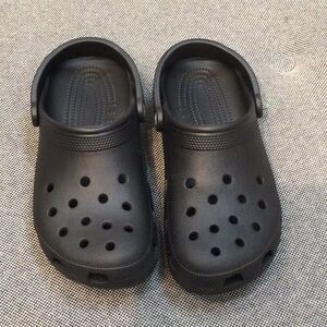 Adult black crocs (used)